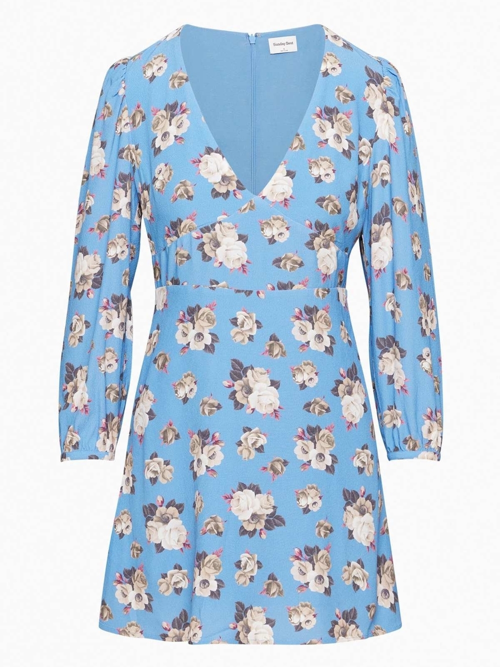 Aritzia Sunday Best Grayson Floral V-Neck Mini Dress Sz 6